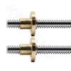 Varilla Roscada para Motor Paso a Paso Tipo T T8 Varilla Roscada Trapezoidal para Impresora 3D 300mm Juego con Tuerca Avance 2mm Diámetro 8