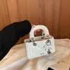 Bolsa pequena super popular para mulheres, novo modelo de verão 2026, bolsa de ombro de alta qualidade com padrão de diamante, bolsa transversal para o dia a dia