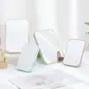 Espejo de Maquillaje de Escritorio, Espejo Pequeño Plegable Portátil, Espejo de Escritorio para Dormitorio de Estudiante, Espejo de Tocador Tamaño Grande al por Mayor