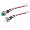 DS-314/316 apertura 10MM interruptor de pulsador pequeño sin retención reinicio automático pulsador de marcha momentánea con cable de terminal