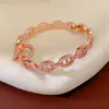 Pulsera Vintage Hebilla Cerdo Nariz Ot, Pulsera Exquisita y Elegante con un Toque de Lujo Ligero y de Alta Gama Nicho