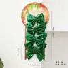 Adorno Colgante de Lazo Navideño de Amazon Decoración de Árbol de Navidad de Tela Diseño de Escena Navideña Lazo