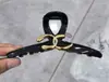 Presilha de Cabelo com Toque de Luxo, Presilha Grande de Tubarão para a Parte de Trás da Cabeça, Grampo de Cabelo com Laço para Penteados Presos, Adequado para Cabelos Grossos
