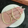 Pendientes Geométricos Ovalados Tipo Gota de Aceite Ankora Rojos de Industria Pesada Europea y Americana Moda Retro Lujo Accesible Pendientes Exagerados Atmosféricos para Mujer