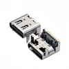 Conector Hembra Tipo-C de 16 Pines con Altura de 0.5/1.0/1.6mm y Longitud de 7.35/8.0mm