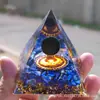 Bola de Cristal 73 Estilos Pirámide Bola de Cristal Transfronteriza Pirámide de Piedra Triturada Artesanías para el Hogar Adornos de Resina