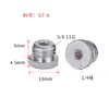 Medidor de Nivel Láser de 1/4 a 5/8 Adaptador de Rosca para Trípode de 3/8 a 5/8 Tornillo para Cabezal de Trípode de Cámara