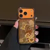 Foil Dorado Dios de la Riqueza Flujo Dorado Deslizante Adecuado para Funda de Teléfono Móvil Apple 17Promax Iphone16 Lujo 15 Anti-Caídas 14