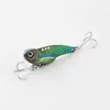 Deus da Guerra Vib Chip Nu Baixo Isca Colorida Micro Vibratória Longo Arremesso Placa de Ferro Liga de Zinco Equipamento de Pesca Spinning