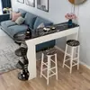 Mesa de bar para apartamento pequeño mesa de bar doméstica simple moderna entrada de sala de estar pequeña mesa auxiliar junto al sofá comedor gabinete divisor de lujo ligero