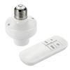 Qiachip Control Remoto Inalámbrico Controlador de Portalámparas Doméstico E26 E27 Rosca Rf433 Interruptor con Temporizador Portalámparas