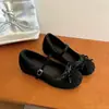 Primer Encuentro con los Nuevos Zapatos Planos de Ballet para Mujer 2026 con Lazo y Aumento Oculto de Altura, Perfectos para Combinar con Faldas, Zapatos Mary Jane de Estilo Francés Muy Hermosos