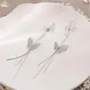 Pendientes Colgantes de Borla de Pedrería Mariposa Hada Chapados en Cobre Oro Real DIY Hechos a Mano Pasador Joyería Accesorios para Pendientes Materiales