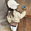 Bolso Escolar Versátil Retro para Niñas tipo Bollo, Adornos de Bolso de Moda con Color Contrastante para Niños, Bolso de Hombro Cruzado de Moda