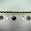 Al por mayor En stock Hecho a mano Estilo Étnico Colgante con Borla Flecos Concha Lentejuela Algodón Lino Encaje Adorno Accesorios de Ropa