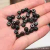 Contas de Casca de Coco Antigas, Polidas a Seco, Contas Soltas de Semente de Maracujá de Corte Reto, Contas para Fio, Contas Cilíndricas Vintage Ecológicas Originais para Mulheres, Acessórios de Vidro
