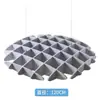 Paneles Absorbentes de Sonido Tridimensionales Colgantes de Techo de Fibra de Poliéster para Decoración de Techos de Salas de Conferencias de Oficinas