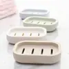 Caixa de Sabão de Camada Dupla com Tampa, Caixa de Sabão com Dreno para Banheiro Doméstico, Porta-Sabonete Criativo Escandinavo Portátil para Viagem, Suporte de Sabonete
