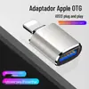 Para adaptador apple otg leitor de placa de som u disk conversor de iluminação adaptador iphone