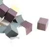 Esponja degradada para manicura, bloque de mini tofu de 1 cm, especial para aplicar gel, difuminar rubor, almohadilla cuadrada pequeña, agarre de lápiz, borla