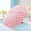 2020 nuevo estudiante protector solar goma negra triple oso parasol caricatura plegable sombrilla de sol totalmente automática para mujer