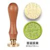 Capítulo Único Navideño Mango de Palo de Rosa Muñeco de Nieve Copo de Nieve Sello de Barniz de Fuego Juego Combinado Venta al por Mayor