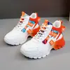 [Personalizado] Qrj87 Nuevos 2024 Populares Otoño e Invierno Zapatos de Papá Zapatos de Mujer Estilo Coreano Combinación de Colores Tendencia Engrosamiento