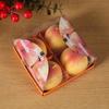 Conjunto de 4 Velas de Frutas Simuladas Vela Aromática Criativa em Formato de Fruta Presente Presente de Acompanhamento Vela Perfumada Caixa de Presente