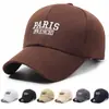 Gorra de Béisbol Casual Estilo Coreano de Moda Unisex Letra Bordada Versátil Gorra de Pico Sombrero para el Sol al Aire Libre Protección Solar