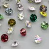 Pedras de Strass de Alta Qualidade K9 para Nail Art, Redondas de 6mm, Super Brilhantes, Strass Empilhados, Diamantes de Vidro Pequenos Redondos com Base Pontiaguda, Pedras de Strass para Nail Art DIY