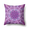 Funda de almohada de poliéster estilo folk bohemio nórdico decoración de coche impresión para el hogar funda de almohada de noche QTH23