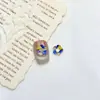 Nova Guirlanda Colorida Transfronteiriça Acessórios de Unhas DIY Flores de Gelo Transparentes Capa de Celular Brincos Acessórios de Cabelo