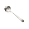 Al por mayor cruzado titanio puro redondo creativo cristal cuchara de sopa cuchara para remover cuchara de sopa para el hogar comer beber sopa cuchara de titanio puro