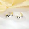 Moda Ins Estilo Hong Kong Accesorios Versátiles Personalizados Nicho Diseño en Forma de C Pendientes de Cobre de Moda de Alta Calidad Pendientes Exquisitos para Mujer