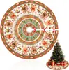 2026 Nueva Popular Falda para Árbol de Navidad de Encaje con Forma Irregular Fiesta Transfronteriza Manualidad Falda para Árbol Decoración del Hogar Bandera