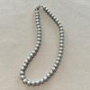 Collar de Perlas Swarovine Qingdao Meilin Lujo Ligero Nicho Gris de Alta Calidad Cadena para Clavícula de Cambio Gradual Multiespecificación