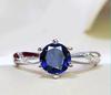 Venta en vivo de anillo femenino psíquico, anillo clásico de pareja con estrella brillante y río, microincrustaciones, anillo de moda japonés y coreano en stock al por mayor