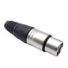 Conector XLR Suizo de Tres Núcleos XLR Macho y Hembra Enchufe de Cable de Micrófono de 3 Núcleos Cabeza de Dibujos Animados Macho y Hembra Audio