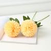 Crisantemo Bola Grande Simulado Venta al por Mayor Decoración de Exhibición de Mesa de Sala de Estar Flores y Plantas Utilería de Diseño de Escena de Boda Diente de León