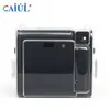 Funda Protectora Adecuada para Cámara Instax Square Sq40, Correa para Lanyard Almacenamiento de Cámara Estuche de Cristal Transparente Sin Correa
