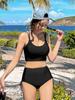 Traje de baño dividido triangular nuevo 2025 para mujer que cubre el vientre, adelgazante, para vacaciones en la playa, aguas termales, traje de baño para mujer [una generación de cabello]]