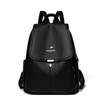 Transfronteiriço 2024 Nova Moda Mochila Feminina Mochila de Couro Macio Simples para o Dia a Dia Leve Grande Capacidade Mochila Escolar para Estudantes