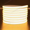 Tira de LED ultrafina de 220 V, impermeable, superbrillante, autoadhesiva, lineal, ranura para lámpara, para el hogar, sala de estar, COB de alta presión, barra de luz suave para exteriores