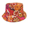 Sombrero de Pescador Estampado Transfronterizo, Reversible, Unisex, Sombrero Versátil con Protección Solar para Actividades al Aire Libre, Sombrero de Cubo Retro con Graffiti