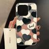 Love Apple 15Plus Phone Case iPhone13 Branco Transparência 11 Silicone 14promax Fosco 12 All-Covering Resistente a Quedas
