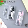 Papelaria Manhã&Luz Bússola Desenho Animado Conjunto de 3 Peças Conjunto de Ferramentas de Desenho de Metal Suprimentos de Aprendizagem para Estudantes Acsn1304