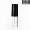 Frasco de vidro transparente de 17 mm para embalagem de perfume, frasco spray hidratante de loção portátil para viagem, lata vazia, pode ser combinado com caixa de papel