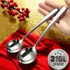 Colher Elegante de Aço Inoxidável 316, Colher de Sobremesa de Alta Qualidade, Colher Pequena Redonda para Comer, Colher de Sopa Redonda Espessa para Venda no Atacado de Fábrica