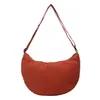 Bolsa Minimalista Casual Estilo Japonês de Bolinho para Mulheres, Versátil de Grande Capacidade para o Dia a Dia, Leve, Bolsa de Ombro, Estilo Relaxado, Bolsa Transversal para Estudantes