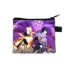 Nuevo y popular monedero de Naruto, linda bolsa de monedas con cremallera de dibujos animados, pequeña bolsa de almacenamiento para estudiantes al por mayor